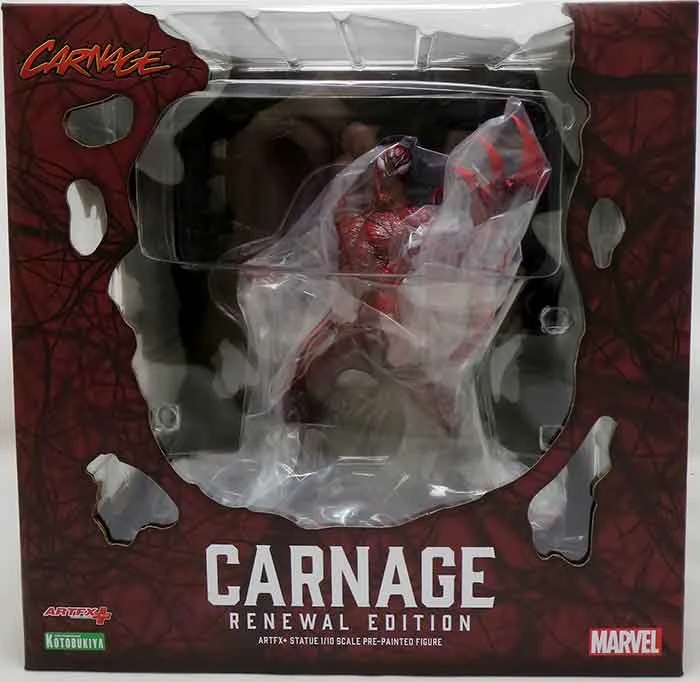 Marvel Universe Renewal Edition 10 Inch Statue Figure ArtFX+ - Carnage 4 Marvel Universe Renewal Edition 10 Inch Statue Figure ArtFX+ - Carnage - Image 2