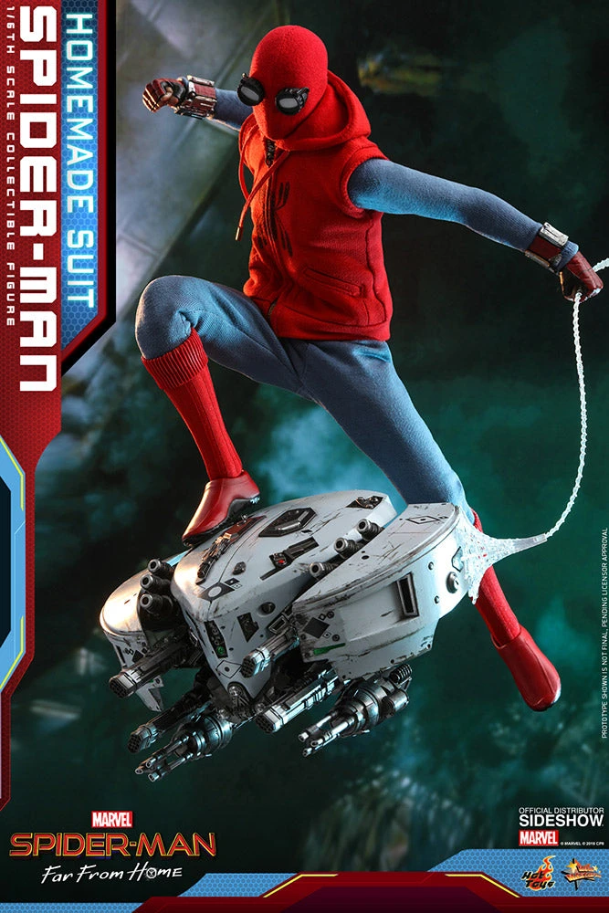 Spider-Man Far From Home 12 Inch Action Figure 1/6 Scale Series - Spider-Man Homemade Suit Hot Toys 905176 5 Spider-Man Far From Home 12 Inch Action Figure 1/6 Scale Series - Spider-Man Homemade Suit Hot Toys 905176 - Image 3