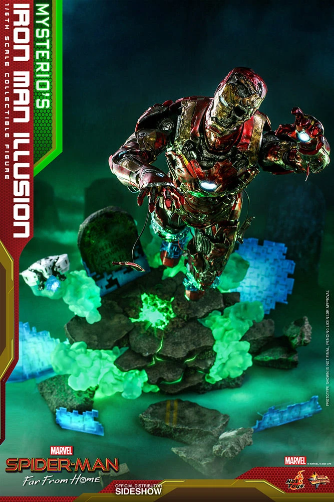 Spider-Man Far From Home 12 Inch Action Figure 1/6 Scale Series - Mysterio's Iron Man Illusion Hot Toys 906794 4 Spider-Man Far From Home 12 Inch Action Figure 1/6 Scale Series - Mysterio's Iron Man Illusion Hot Toys 906794 - Image 2