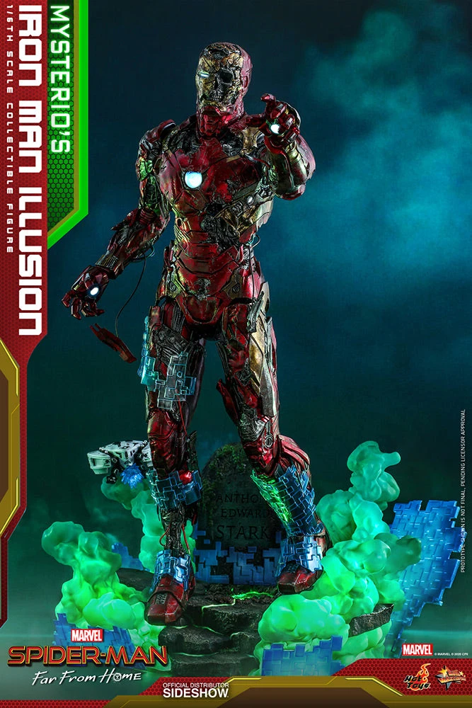 Spider-Man Far From Home 12 Inch Action Figure 1/6 Scale Series - Mysterio's Iron Man Illusion Hot Toys 906794 3 Spider-Man Far From Home 12 Inch Action Figure 1/6 Scale Series - Mysterio's Iron Man Illusion Hot Toys 906794