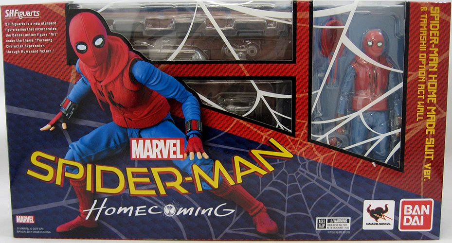 Spider-Man Homecoming 6 Inch Action Figure S.H. Figuarts - Spider-Man Home Made Suit (Shelf Wear Packaging) 3 Spider-Man Homecoming 6 Inch Action Figure S.H. Figuarts - Spider-Man Home Made Suit (Shelf Wear Packaging)