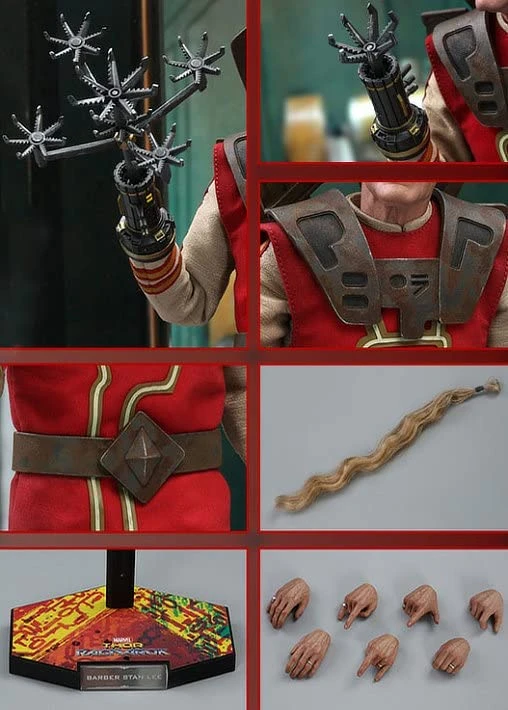 Thor Ragnarok12 Inch Action Figure 1/6 Scale Exclusive - Stan Lee 4 Thor Ragnarok12 Inch Action Figure 1/6 Scale Exclusive - Stan Lee - Image 2