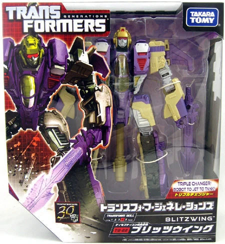 Transformers Generations 7 Inch Action Figure Japan Voyager Class Series - Blitzwing 3 Transformers Generations 7 Inch Action Figure Japan Voyager Class Series - Blitzwing