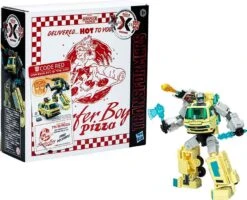 Transformers Generations Collaborative 6 Inch Action Figure Stranger Things Deluxe Class - Surfer Boy Pizza