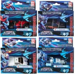Transformers Legacy Velocitron 5 Inch Action Figure Deluxe Class Exclusive - Set Of 4 (Blurr - Clampdown - Burn Out - Road Rocket)