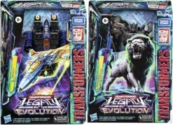 Transformers Legacy 7 Inch Action Figure Voyager Class Wave 6 - Set Of 2 (Dirge - Leo Prime Black)