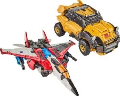 Transformers Reactivate 6 Inch Action Figure Deluxe Class 2-Pack - Starscream & Bumblebee -CMDSTORE Sales transformers reactivate deluxe class 2 pack starscream bumblebee 5010996227539 3