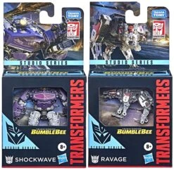 Transformers Studio Series 3.75 Inch Action Figure Core Class Wave 1 - Set Of 2 (Ravage - Shockwave)