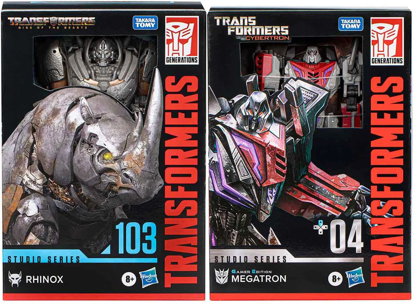 Transformers Studio Series 7 Inch Action Figure Voyager Class (2023 Wave 3) - Set Of 2 (Megatron - Rhinox) 3 Transformers Studio Series 7 Inch Action Figure Voyager Class (2023 Wave 3) - Set Of 2 (Megatron - Rhinox)
