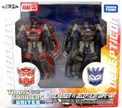 Transformers United 4 Inch Action Figure 2-Pack - Windcharger Vs Wipe-Out UN-27