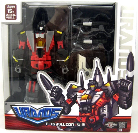 Transformers Uranos 6 Inch Action Figure - F-16 Falcon (Non Mint Packaging) 3 Transformers Uranos 6 Inch Action Figure - F-16 Falcon (Non Mint Packaging)